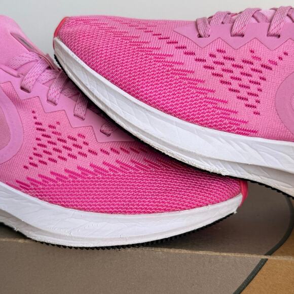 Nike Air Zoom Winflo 6 Pink/White Women Running Sneakers - SZ 8 - Picture 10 of 16